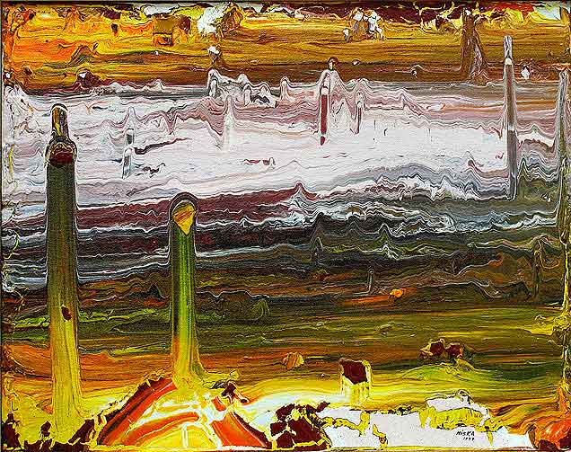 Untitled 1979 | Acrylic on canvas 16“ x 20“ | Private collection © Niska