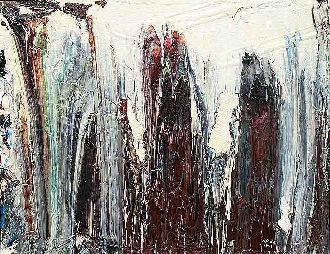 Untitled 1976 | Acrylic on canvas 22“ x 28“ | Private collection © Niska
