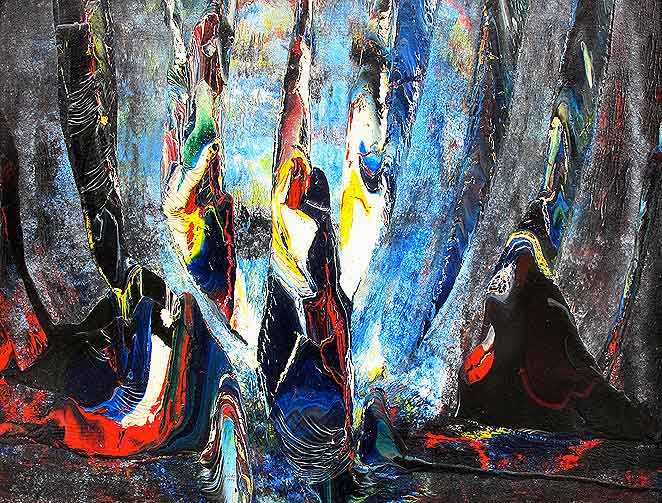 Untitled 1972 | Acrylic on canvas 30“ x 40“ | Private collection © Niska
