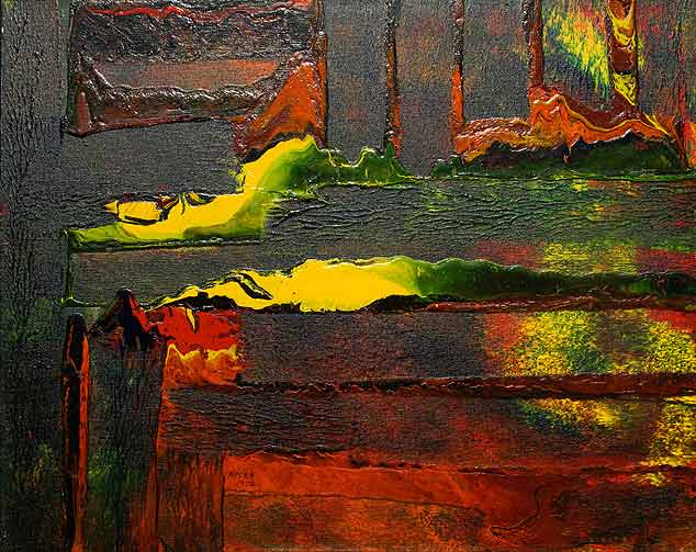 Untitled 1972 | Acrylic on canvas 24“ x 30“ | Private collection © Niska