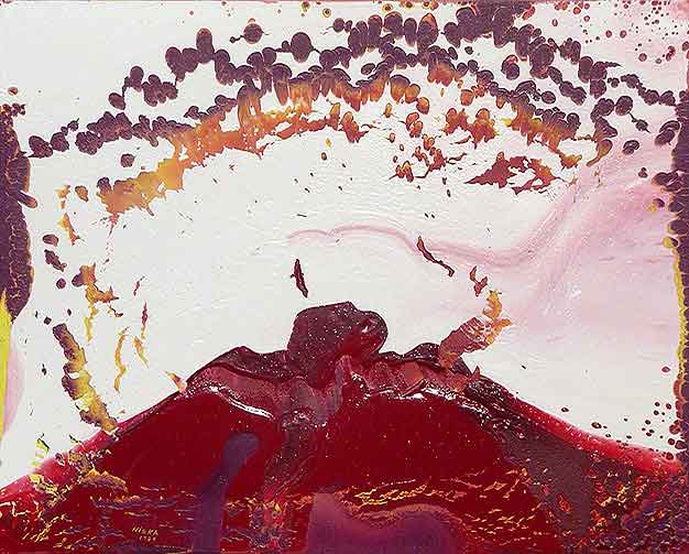 Untitled 1989 | Acrylic on canvas 16“ x 20“ | Private collection © Niska