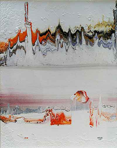 Untitled 1982 | Acrylic on canvas 20“ x 16“ | Private collection © Niska