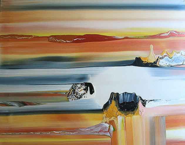 Untitled Undated | Acrylic on canvas 36“ x 45“ | Available © Niska