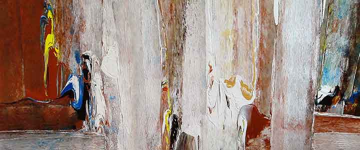Untitled Undated | Acrylic on canvas 30“ x 72“ | Available © Niska