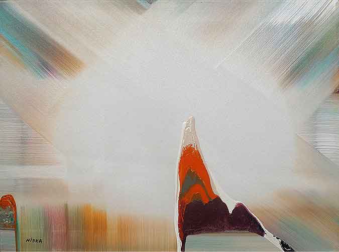 Untitled Undated | Acrylic on canvas 18“ x 24“ | Available © Niska
