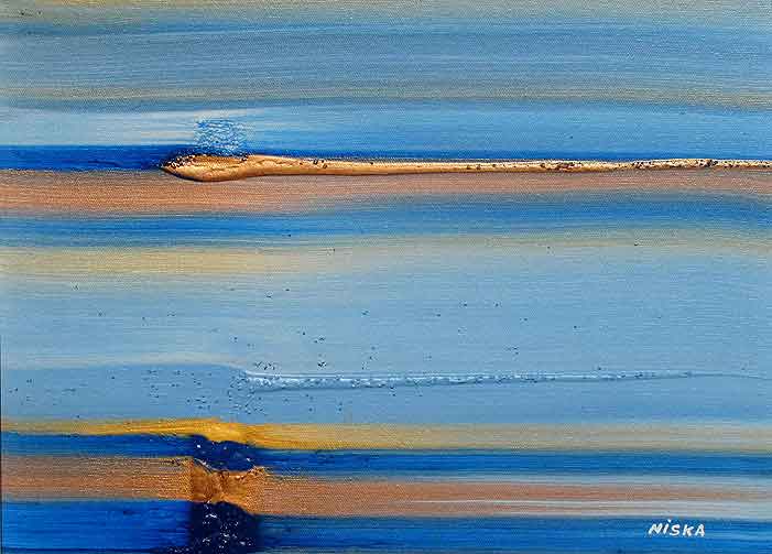 Untitled Undated | Acrylic on canvas 12“ x 16“ | Available © Niska
