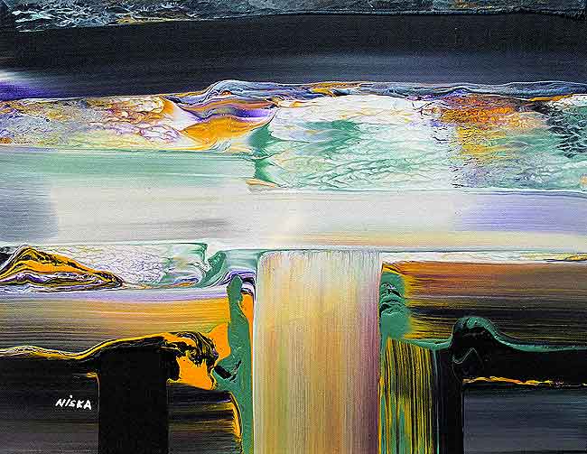 Untitled Undated | Acrylic on canvas 14“ x 18“ | Available © Niska